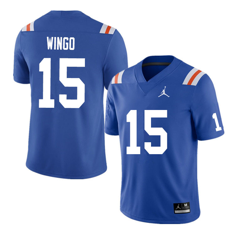 Men #15 Derek Wingo Florida Gators College Football Jerseys Sale-Throwback